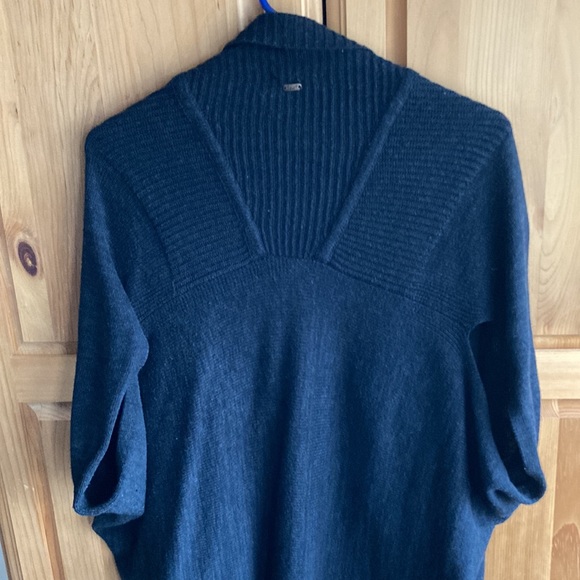 Dex Dolman Sleeve Cardigan Black Poncho Style - Picture 6 of 6